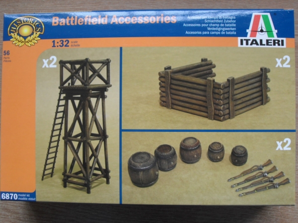 ITALERI  Military Model Kits 6870 BATTLEFIELD ACCESSORIES Model Figures